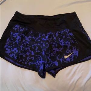 nike dri fit purple running shorts